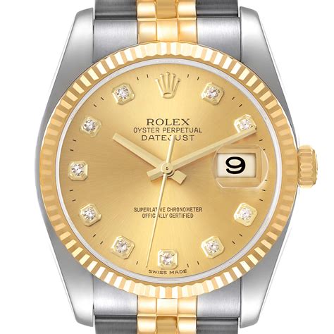 rolex datejust yellow gold 36mm